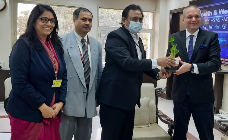 Meeting between Secretary (Coal), Dr. Anil Kumar Jain and H.E. Prof. Adam Burakowski, Ambassador of Poland to India