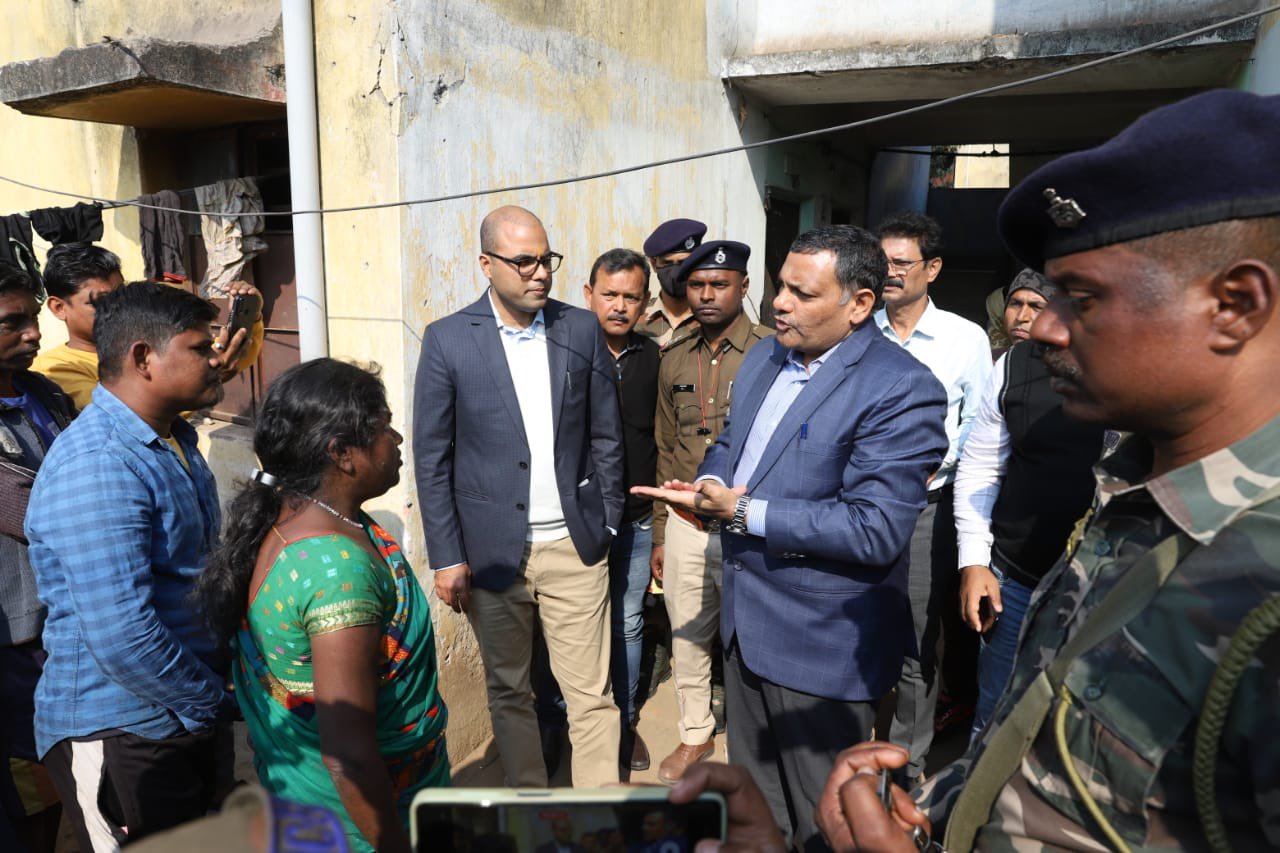 visited Moonidih Underground Mine, BCCL and inspected Moonidih