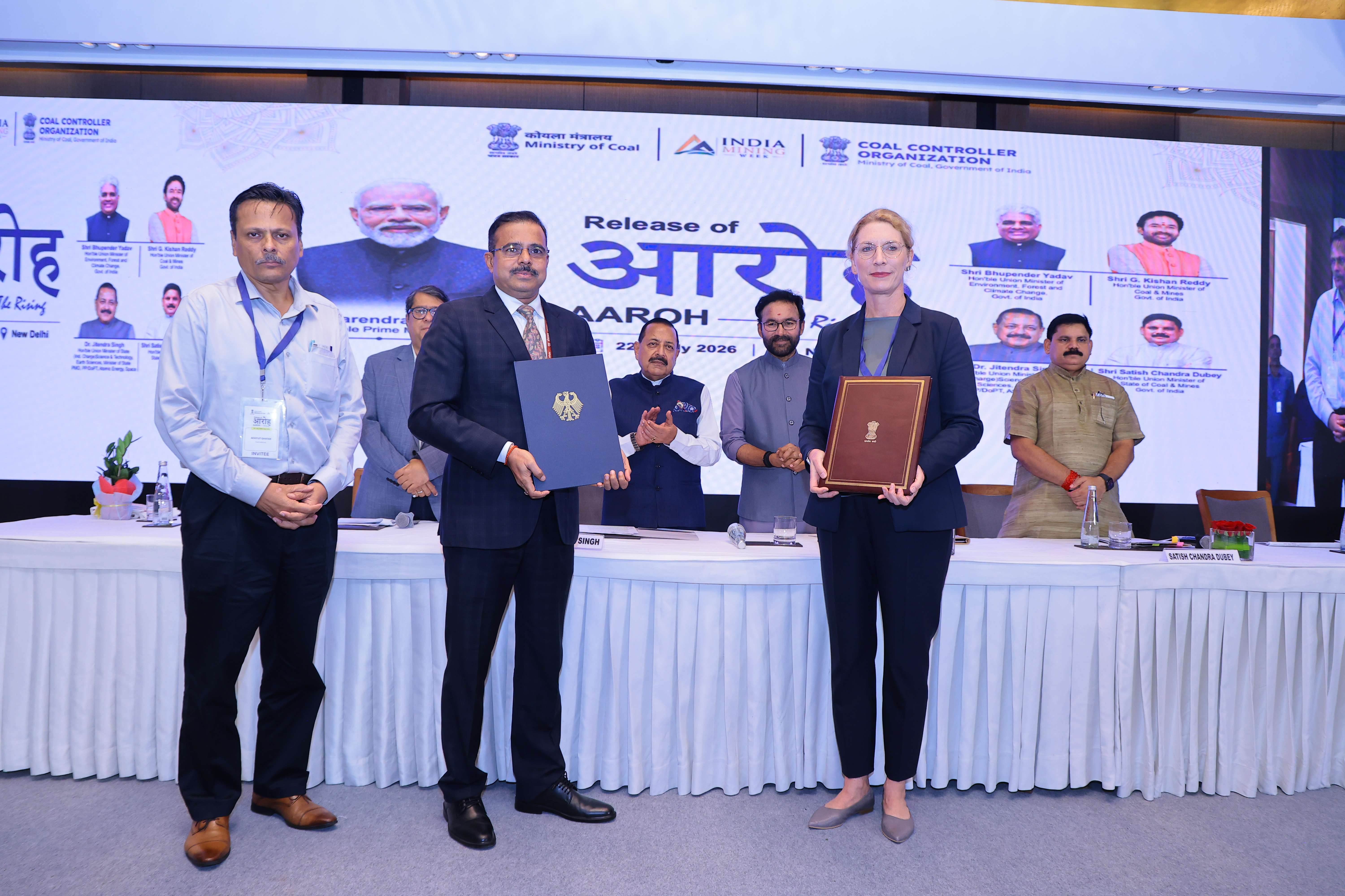 Signing Ceremony of the Implementation Agreement between the Ministry of Coal and GIZ for Technical Cooperation on Closed Coal Mines
