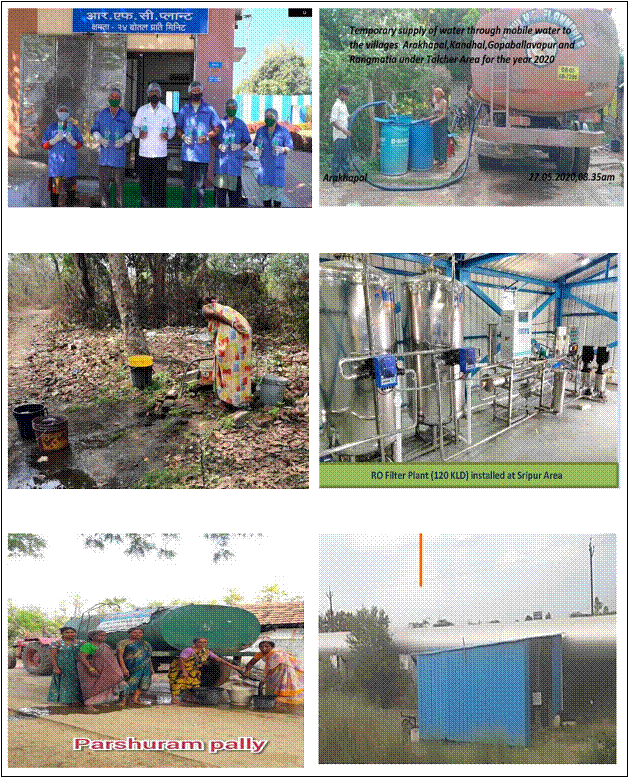 Clockwise from top: Coal Jal by WCL