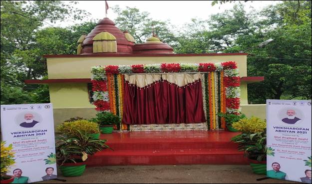 Foundation Stone laying at CS Azad Orient Eco Park