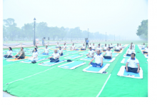 Ministry of Coal organized a Yoga Camp led by Shri Amrit Lal Meena, Secretary, Ministry of Coal on 4th May 2023, New Delhi
