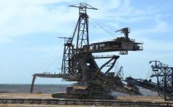 20000 TPH Spreader in Operation in Mine Dump